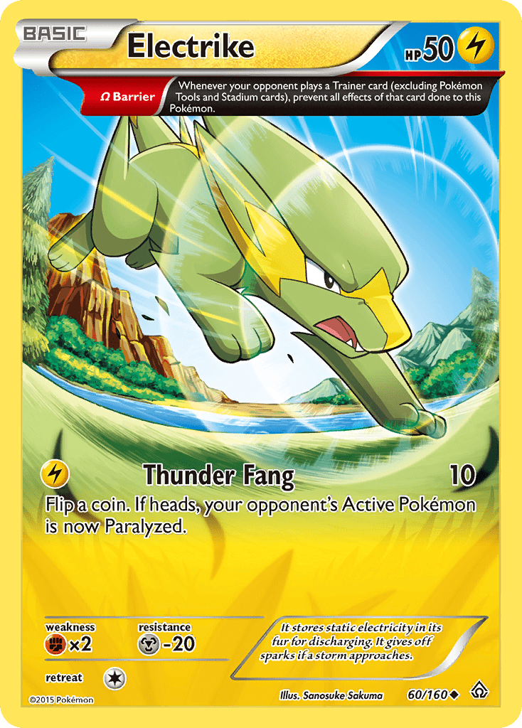 Electrike (60/160) [XY: Primal Clash] Pokemon Single Pokémon  | Multizone: Comics And Games