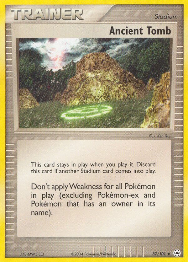 Ancient Tomb (87/101) [EX: Battle Stadium] Pokemon Single Pokémon  | Multizone: Comics And Games