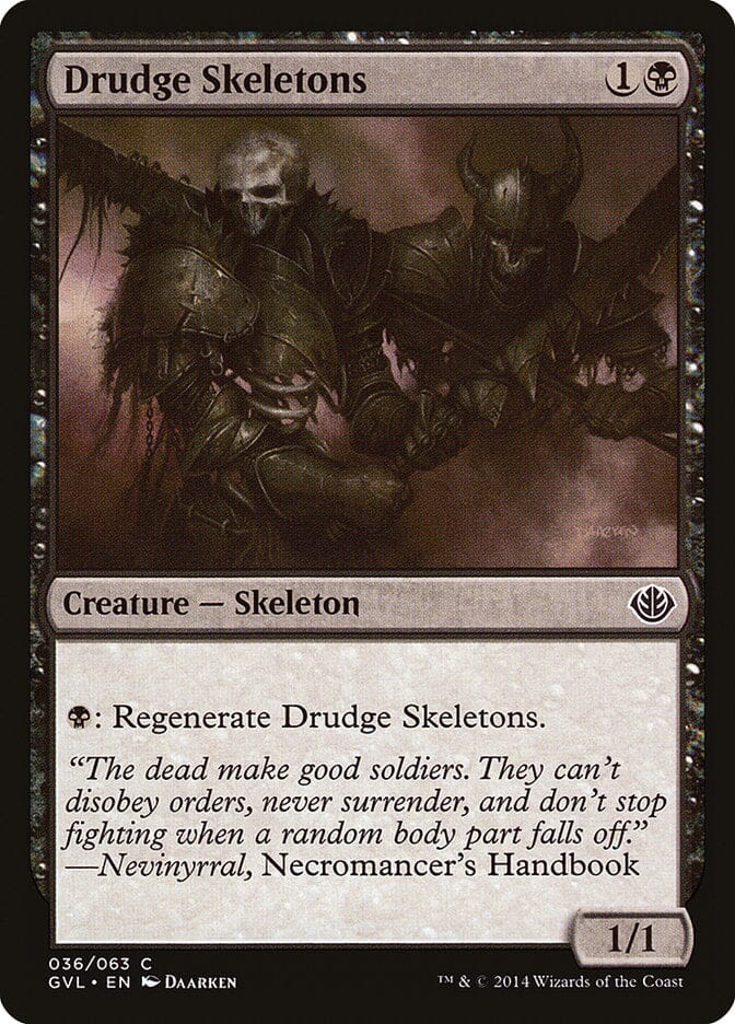 Drudge Skeletons (Garruk vs. Liliana) [Duel Decks Anthology] MTG Single Magic: The Gathering  | Multizone: Comics And Games
