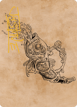 Decanter of Endless Water Art Card (Gold-Stamped Signature) [Commander Legends: Battle for Baldur's Gate Art Series] MTG Single Magic: The Gathering  | Multizone: Comics And Games
