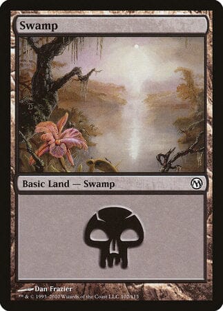Swamp (102) [Duels of the Planeswalkers] MTG Single Magic: The Gathering  | Multizone: Comics And Games