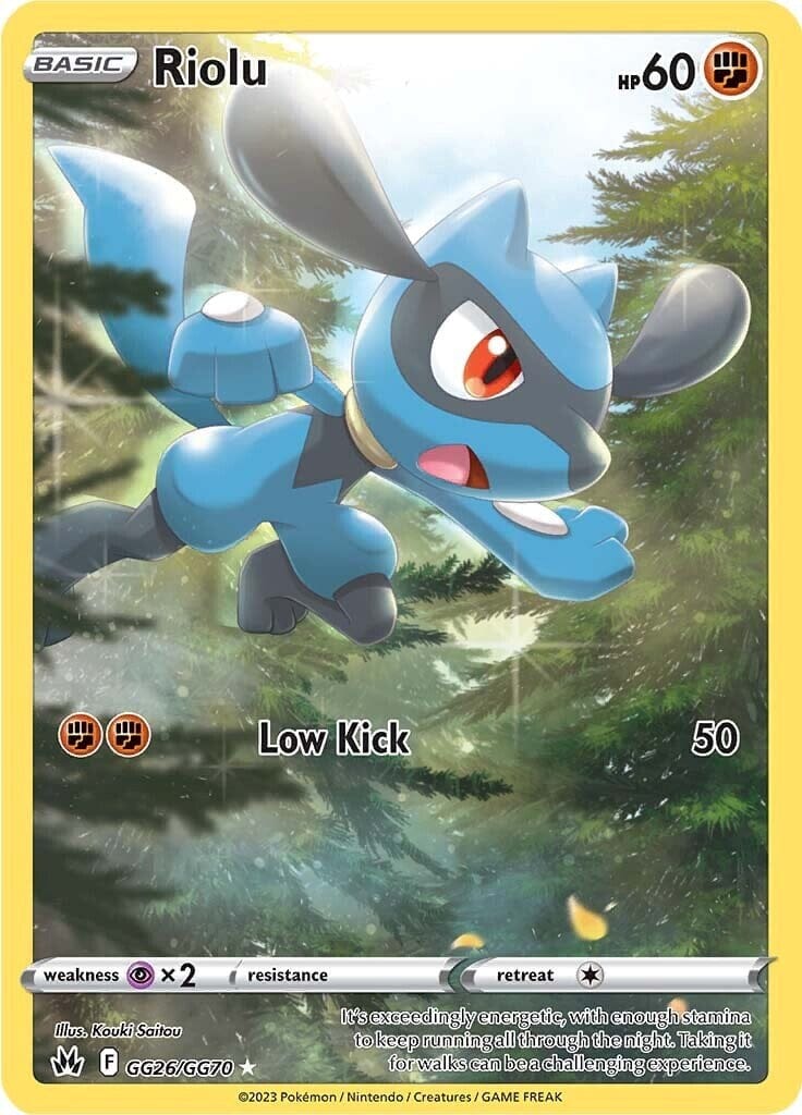 Riolu (GG26/GG70) [Sword & Shield: Crown Zenith] Pokemon Single Pokémon  | Multizone: Comics And Games
