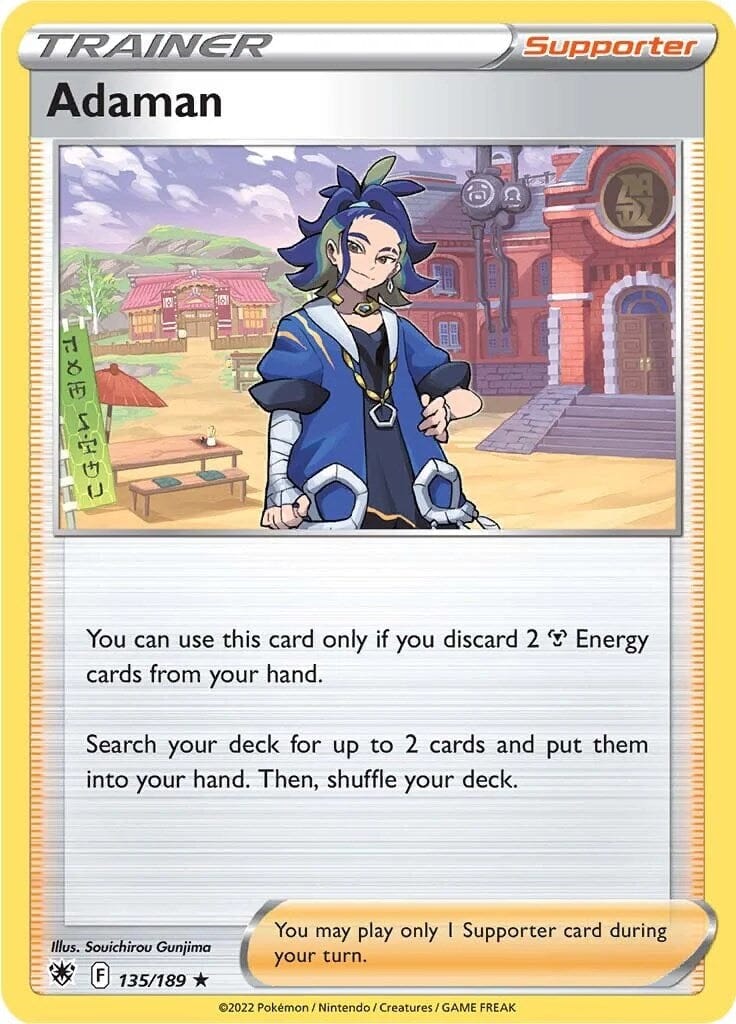 Adaman (135/189) (Theme Deck Exclusive) [Sword & Shield: Astral Radiance] Pokemon Single Pokémon  | Multizone: Comics And Games