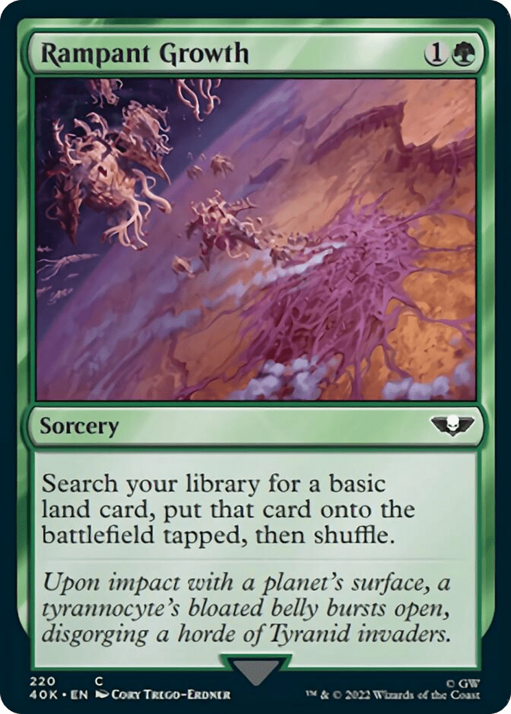 Rampant Growth [Universes Beyond: Warhammer 40,000] MTG Single Magic: The Gathering  | Multizone: Comics And Games