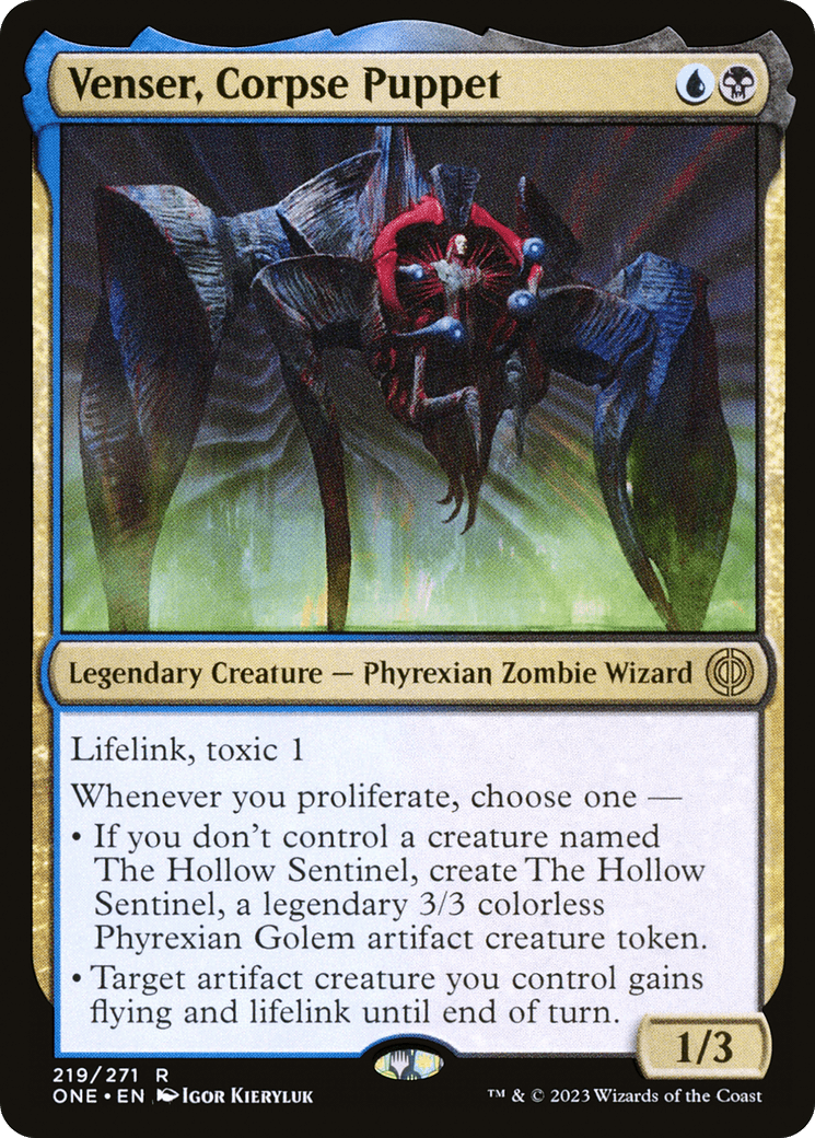 Venser, Corpse Puppet [Phyrexia: All Will Be One] MTG Single Magic: The Gathering  | Multizone: Comics And Games