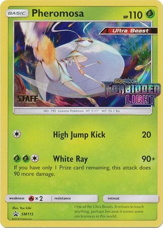 Pheromosa (SM115) (Staff Prerelease Promo) [Sun & Moon: Black Star Promos] Pokemon Single Pokémon  | Multizone: Comics And Games