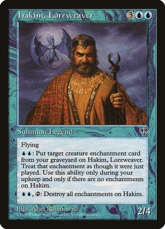 Hakim, Loreweaver [Mirage] MTG Single Magic: The Gathering  | Multizone: Comics And Games