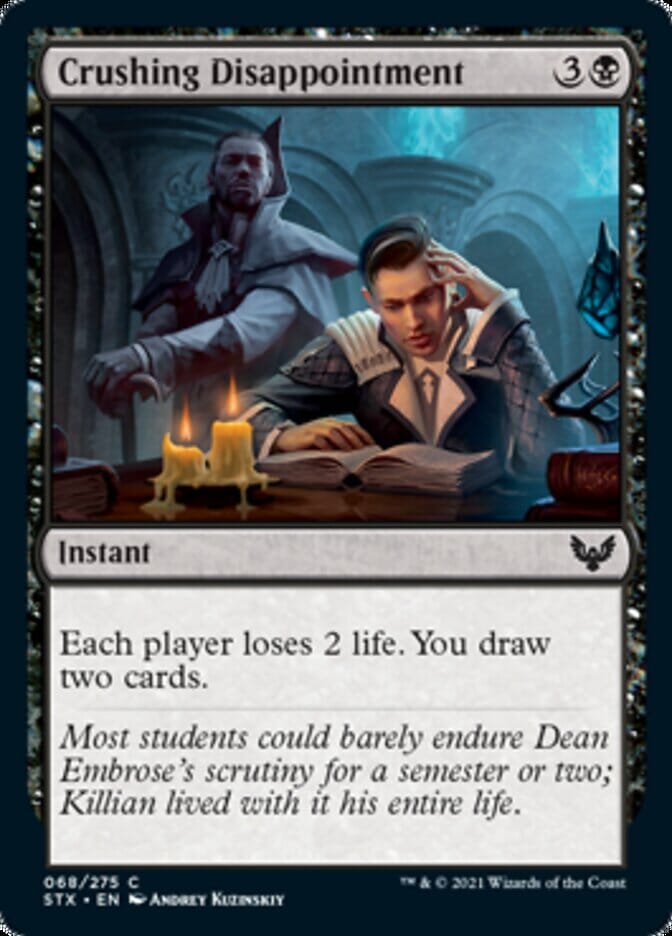 Crushing Disappointment [Strixhaven: School of Mages] MTG Single Magic: The Gathering  | Multizone: Comics And Games