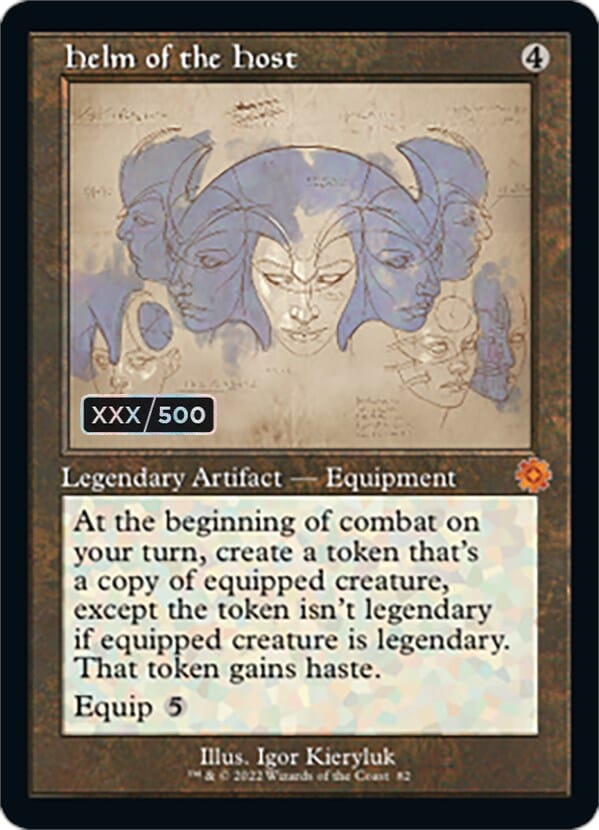 Helm of the Host (Retro Schematic) (Serial Numbered) [The Brothers' War Retro Artifacts] MTG Single Magic: The Gathering  | Multizone: Comics And Games