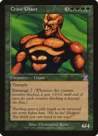 Craw Giant [Time Spiral Timeshifted] MTG Single Magic: The Gathering  | Multizone: Comics And Games