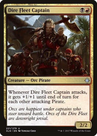 Dire Fleet Captain [Ixalan] MTG Single Magic: The Gathering  | Multizone: Comics And Games