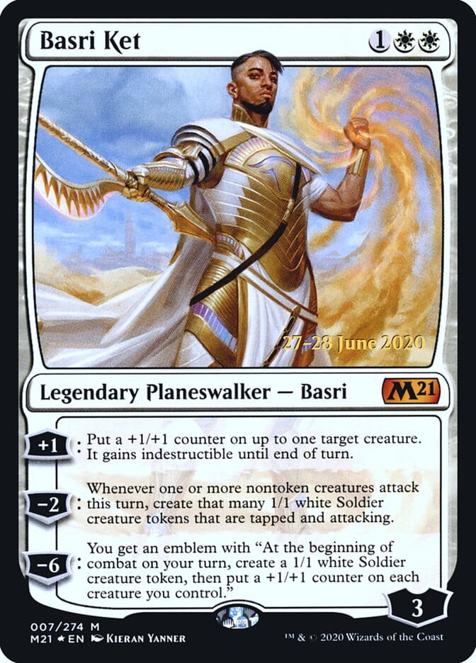 Basri Ket [Core Set 2021 Prerelease Promos] MTG Single Magic: The Gathering  | Multizone: Comics And Games
