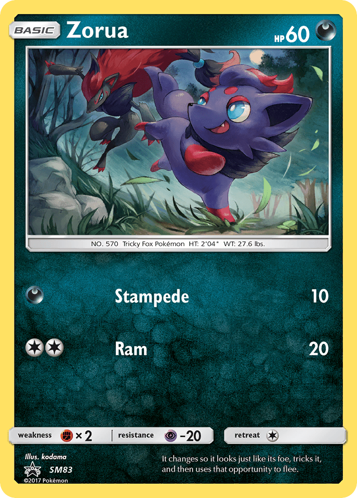 Zorua (SM83) [Sun & Moon: Black Star Promos] Pokemon Single Pokémon  | Multizone: Comics And Games