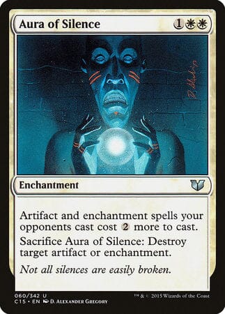 Aura of Silence [Commander 2015] MTG Single Magic: The Gathering  | Multizone: Comics And Games