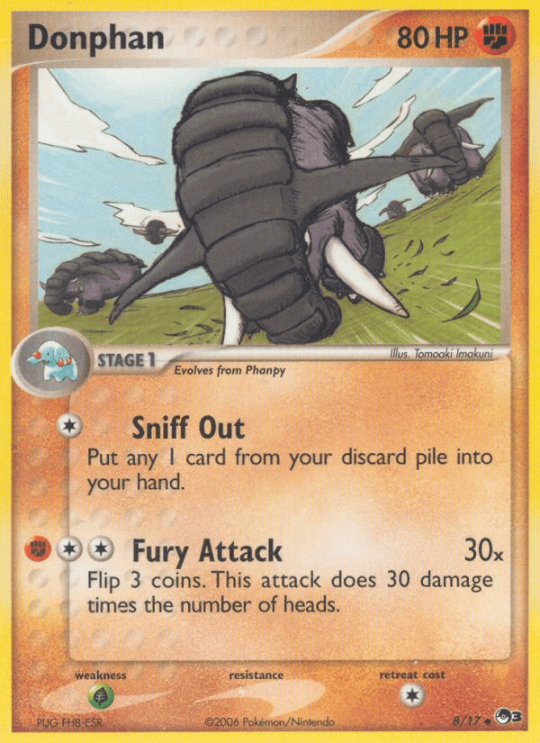 Donphan (8/17) [POP Series 3] Pokemon Single Pokémon  | Multizone: Comics And Games