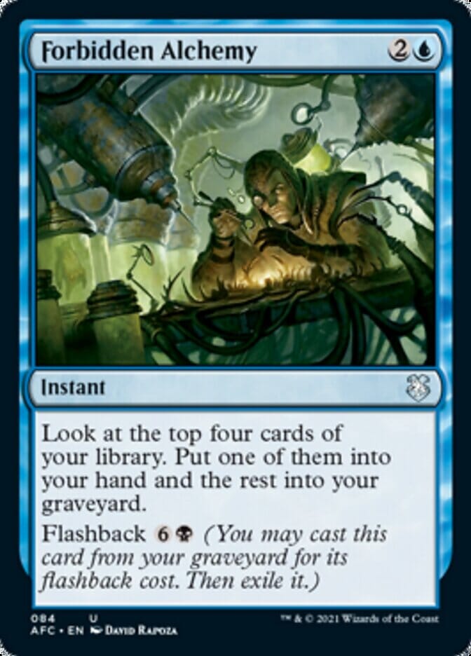 Forbidden Alchemy [Dungeons & Dragons: Adventures in the Forgotten Realms Commander] MTG Single Magic: The Gathering  | Multizone: Comics And Games
