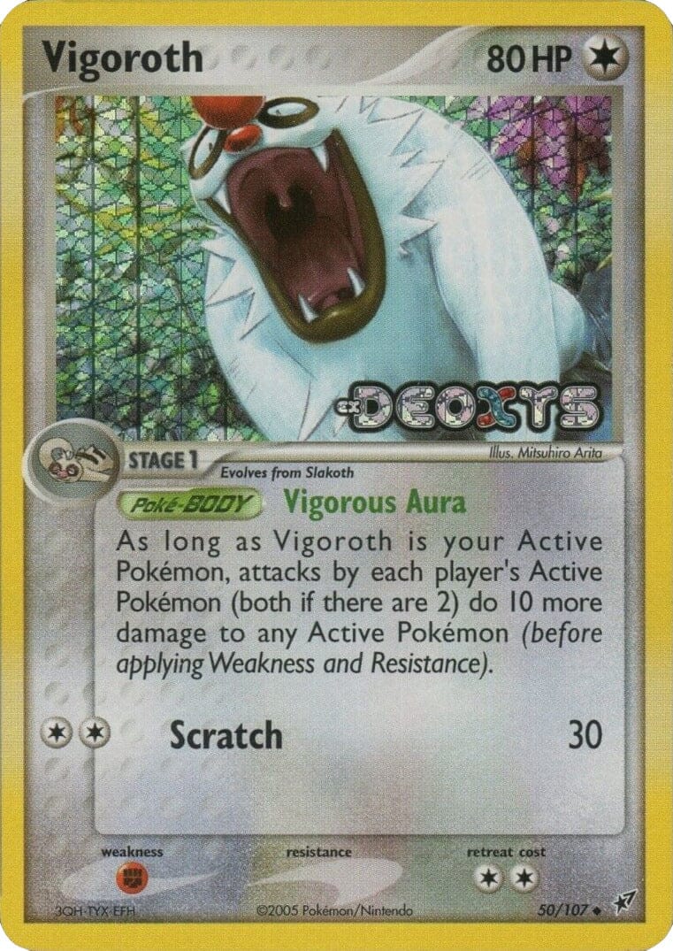 Vigoroth (50/107) (Stamped) [EX: Deoxys] Pokemon Single Pokémon  | Multizone: Comics And Games