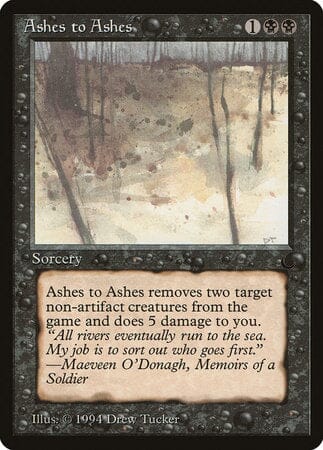 Ashes to Ashes [The Dark] MTG Single Magic: The Gathering  | Multizone: Comics And Games