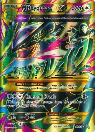 M Rayquaza EX (98/98) (Jumbo Card) [XY: Ancient Origins] Pokemon Single Pokémon  | Multizone: Comics And Games