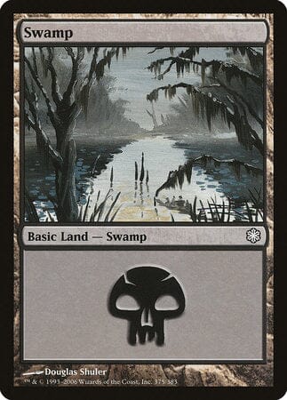 Swamp (375) [Coldsnap Theme Decks] MTG Single Magic: The Gathering  | Multizone: Comics And Games