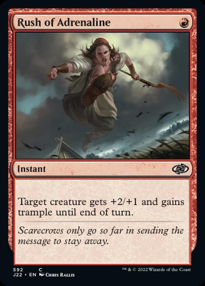Rush of Adrenaline [Jumpstart 2022] MTG Single Magic: The Gathering  | Multizone: Comics And Games
