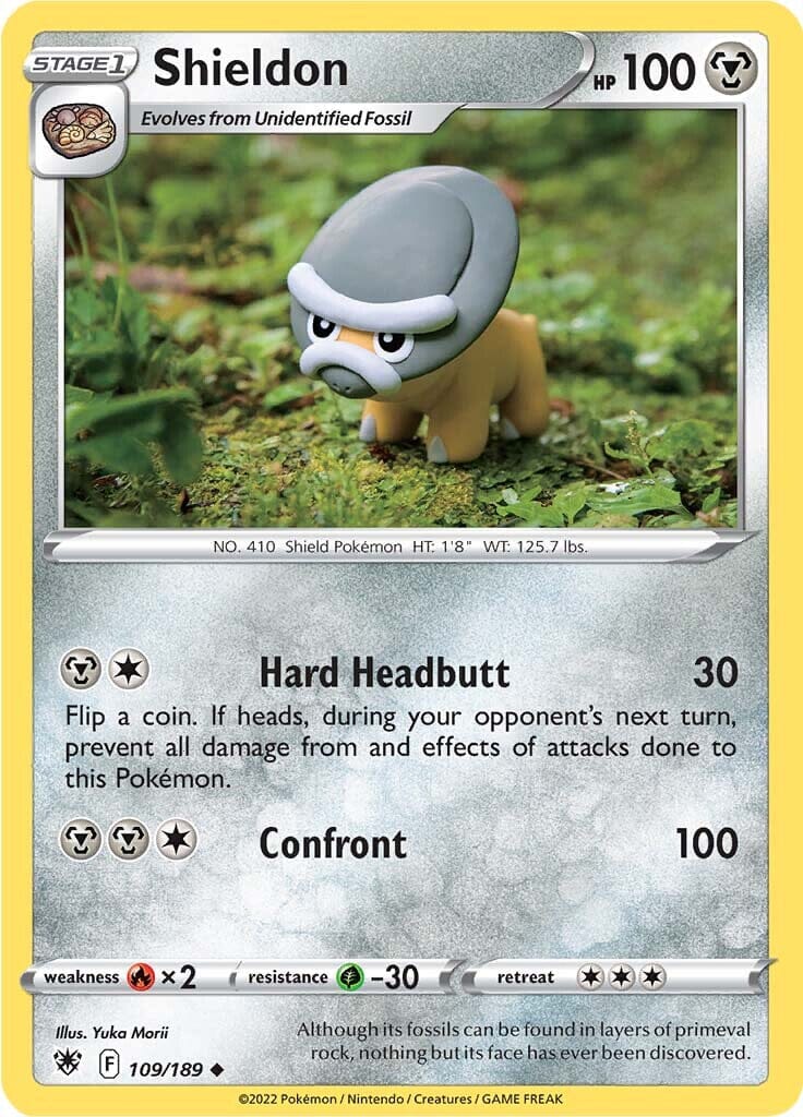 Shieldon (109/189) [Sword & Shield: Astral Radiance] Pokemon Single Pokémon  | Multizone: Comics And Games