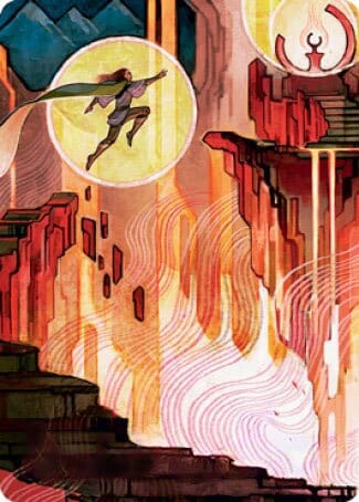 Thrill of Possibility Art Card [Strixhaven: School of Mages Art Series] MTG Single Magic: The Gathering  | Multizone: Comics And Games