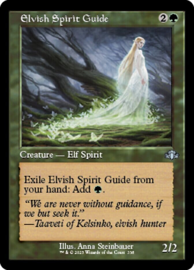 Elvish Spirit Guide (Retro) [Dominaria Remastered] MTG Single Magic: The Gathering  | Multizone: Comics And Games