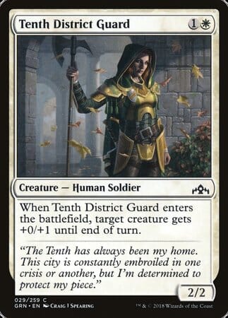 Tenth District Guard [Guilds of Ravnica] MTG Single Magic: The Gathering  | Multizone: Comics And Games