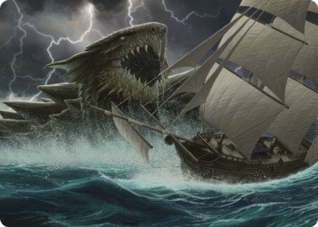 Dragon Turtle Art Card [Dungeons & Dragons: Adventures in the Forgotten Realms Art Series] MTG Single Magic: The Gathering  | Multizone: Comics And Games