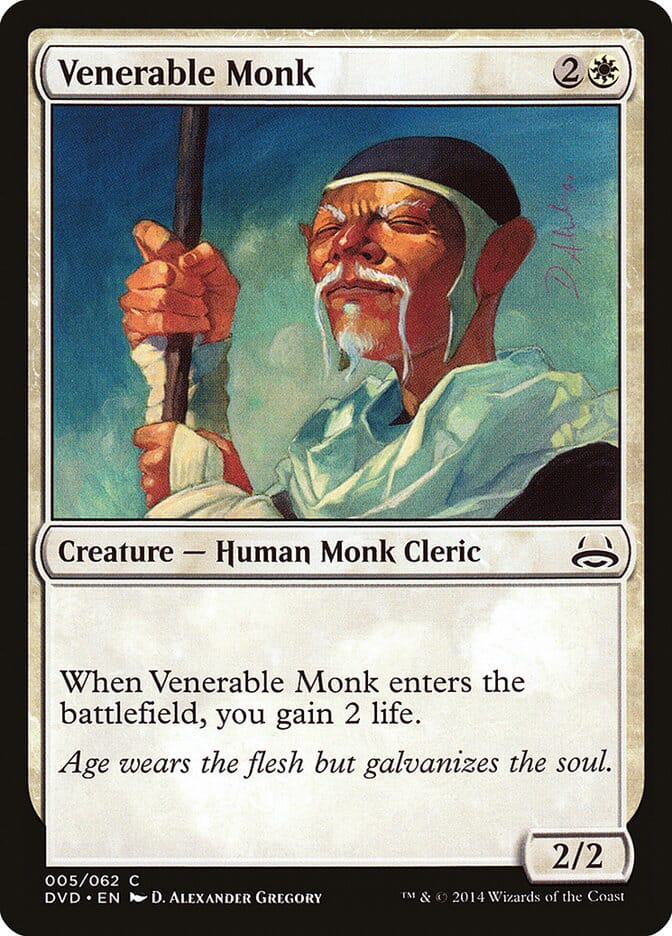 Venerable Monk (Divine vs. Demonic) [Duel Decks Anthology] MTG Single Magic: The Gathering  | Multizone: Comics And Games