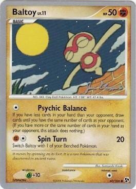Baltoy LV.11 (60/106) (Psychic Lock - Jason Klaczynski) [World Championships 2008] Pokemon Single Pokémon  | Multizone: Comics And Games
