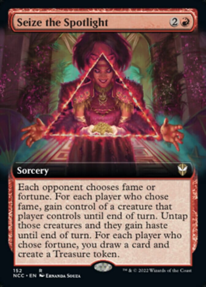 Seize the Spotlight (Extended Art) [Streets of New Capenna Commander] MTG Single Magic: The Gathering  | Multizone: Comics And Games
