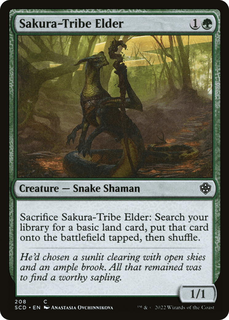 Sakura-Tribe Elder [Starter Commander Decks] MTG Single Magic: The Gathering  | Multizone: Comics And Games