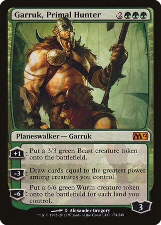 Garruk, Primal Hunter [Magic 2012] MTG Single Magic: The Gathering  | Multizone: Comics And Games