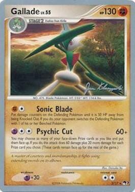 Gallade LV.55 (2/17) (Psychic Lock - Jason Klaczynski) [World Championships 2008] Pokemon Single Pokémon  | Multizone: Comics And Games