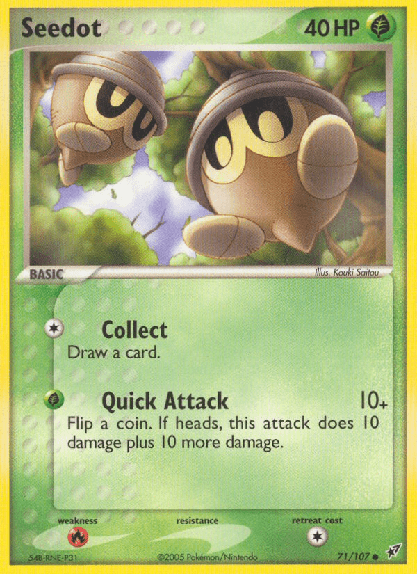 Seedot (71/107) [EX: Deoxys] Pokemon Single Pokémon  | Multizone: Comics And Games