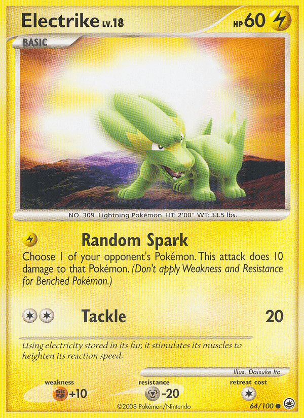 Electrike (64/100) [Diamond & Pearl: Majestic Dawn] Pokemon Single Pokémon  | Multizone: Comics And Games