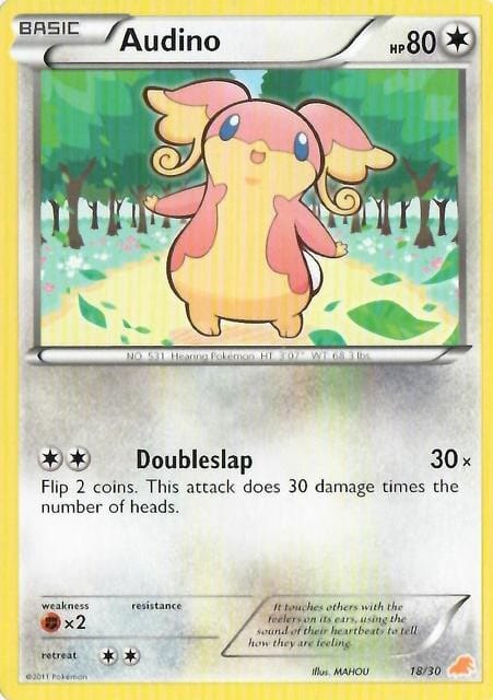 Audino (18/30) [Black & White: Trainer Kit - Excadrill] Pokemon Single Pokémon  | Multizone: Comics And Games