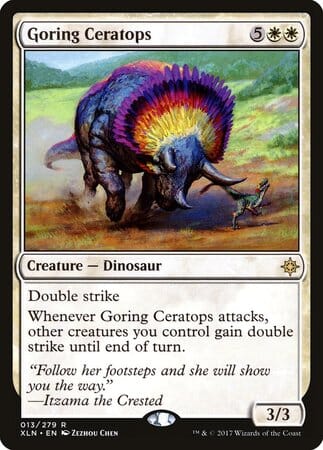Goring Ceratops [Ixalan] MTG Single Magic: The Gathering  | Multizone: Comics And Games