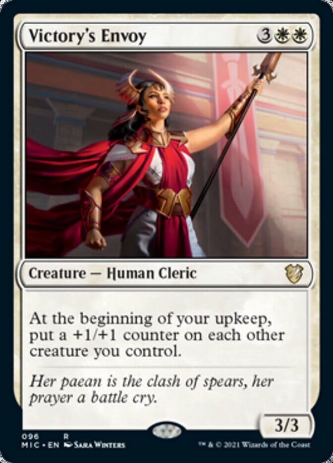 Victory's Envoy [Innistrad: Midnight Hunt Commander] MTG Single Magic: The Gathering  | Multizone: Comics And Games