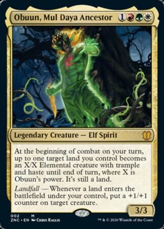 Obuun, Mul Daya Ancestor [Commander: Zendikar Rising] MTG Single Magic: The Gathering  | Multizone: Comics And Games