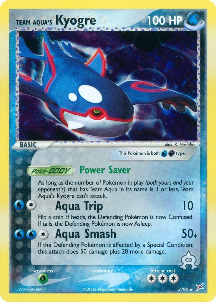 Team Aqua's Kyogre (3/95) (Theme Deck Exclusive) [EX: Team Magma vs Team Aqua] Pokemon Single Pokémon  | Multizone: Comics And Games