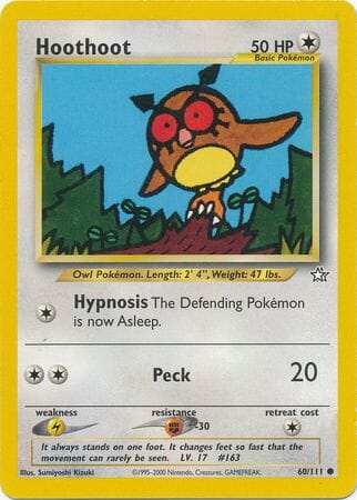 Hoothoot (60/111) [Neo Genesis Unlimited] Pokemon Single Pokémon  | Multizone: Comics And Games