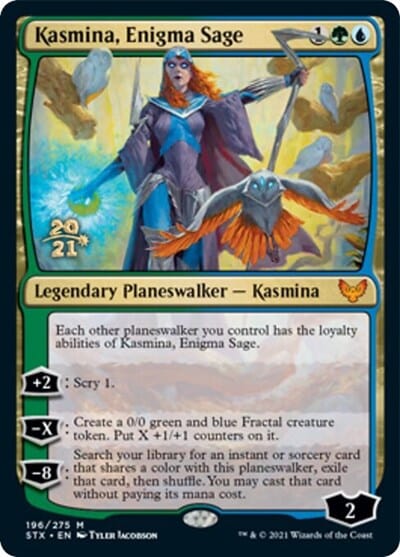 Kasmina, Enigma Sage [Strixhaven: School of Mages Prerelease Promos] MTG Single Magic: The Gathering  | Multizone: Comics And Games