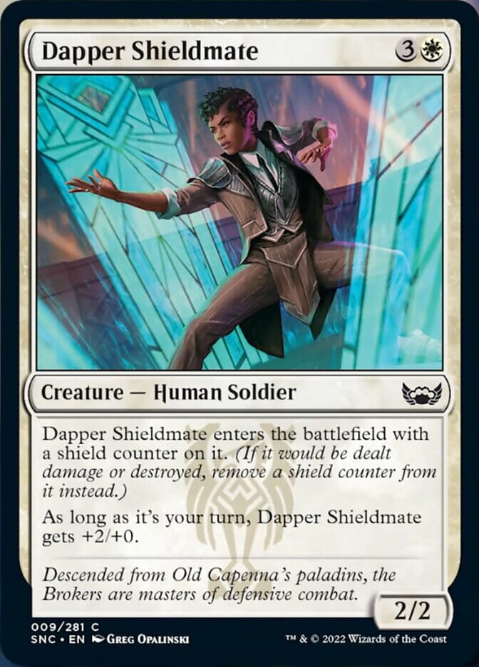 Dapper Shieldmate [Streets of New Capenna] MTG Single Magic: The Gathering  | Multizone: Comics And Games