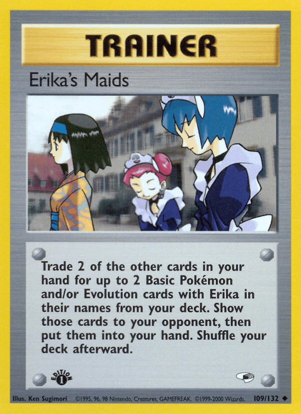 Erika's Maids (109/132) [Gym Heroes 1st Edition] Pokemon Single Pokémon  | Multizone: Comics And Games