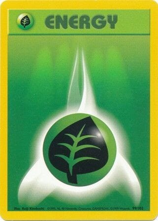 Grass Energy (99/102) [Base Set Unlimited] Pokemon Single Pokémon  | Multizone: Comics And Games