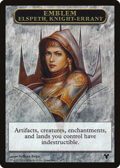 Emblem - Elspeth, Knight-Errant // Soldier Token [Modern Event Deck 2014 Tokens] MTG Single Magic: The Gathering  | Multizone: Comics And Games