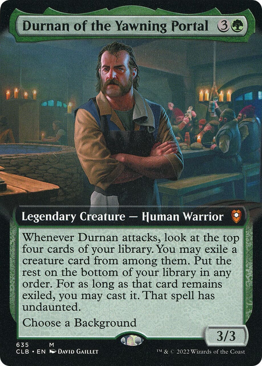 Durnan of the Yawning Portal (Extended Art) [Commander Legends: Battle for Baldur's Gate] MTG Single Magic: The Gathering  | Multizone: Comics And Games